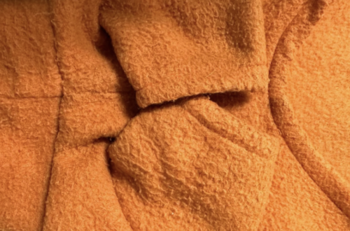 "pilling" on fleece fabric
