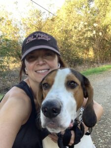 Picture of myself and my Treeing Walker Coonhound Brisket